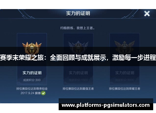 赛季末荣耀之旅：全面回顾与成就展示，激励每一步进程